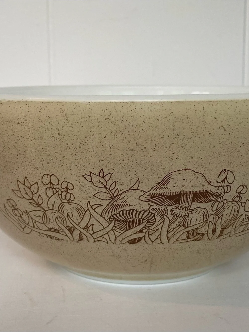 Vintage Pyrex Cinderella Forest Fancies Mushroom Nesting Bowls Lot of 2